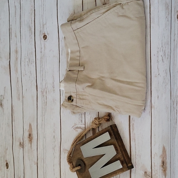 Old Navy Other - Old Navy Ultimate Slim Built In Flex Flat Front khaki shorts with 9.25" inseam